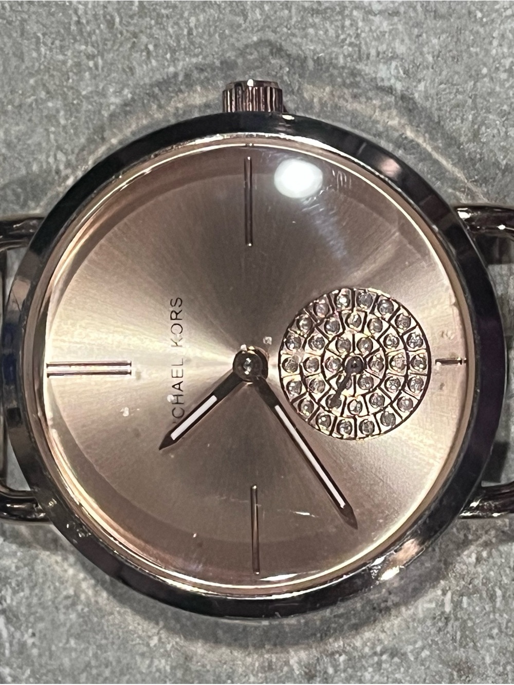Michael Kors Rose Gold Dial Crystal Accent Women's Watch